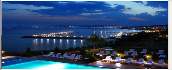 View Of The Marina From The Pool At Our Complex